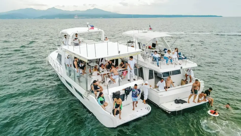 Yacht group gathering